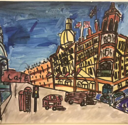 City Street at Dusk - Early Explorations