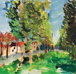 Village Path in Summer - Early Explorations